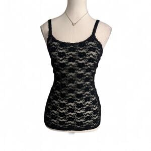 Smart & Sexy Vintage Y2K Gothic Sheer Layering Tank Top Size XL